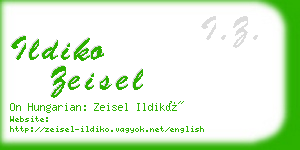 ildiko zeisel business card